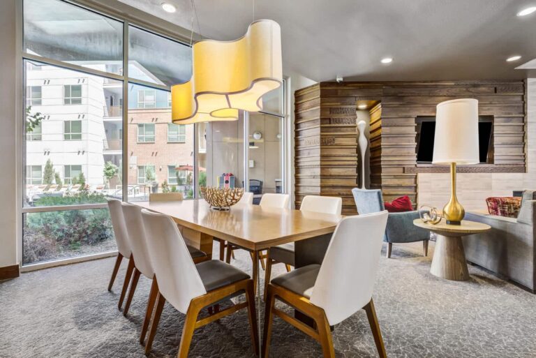 Our DTC apartments are elegant and upscale with designer finishes in our clubhouse.